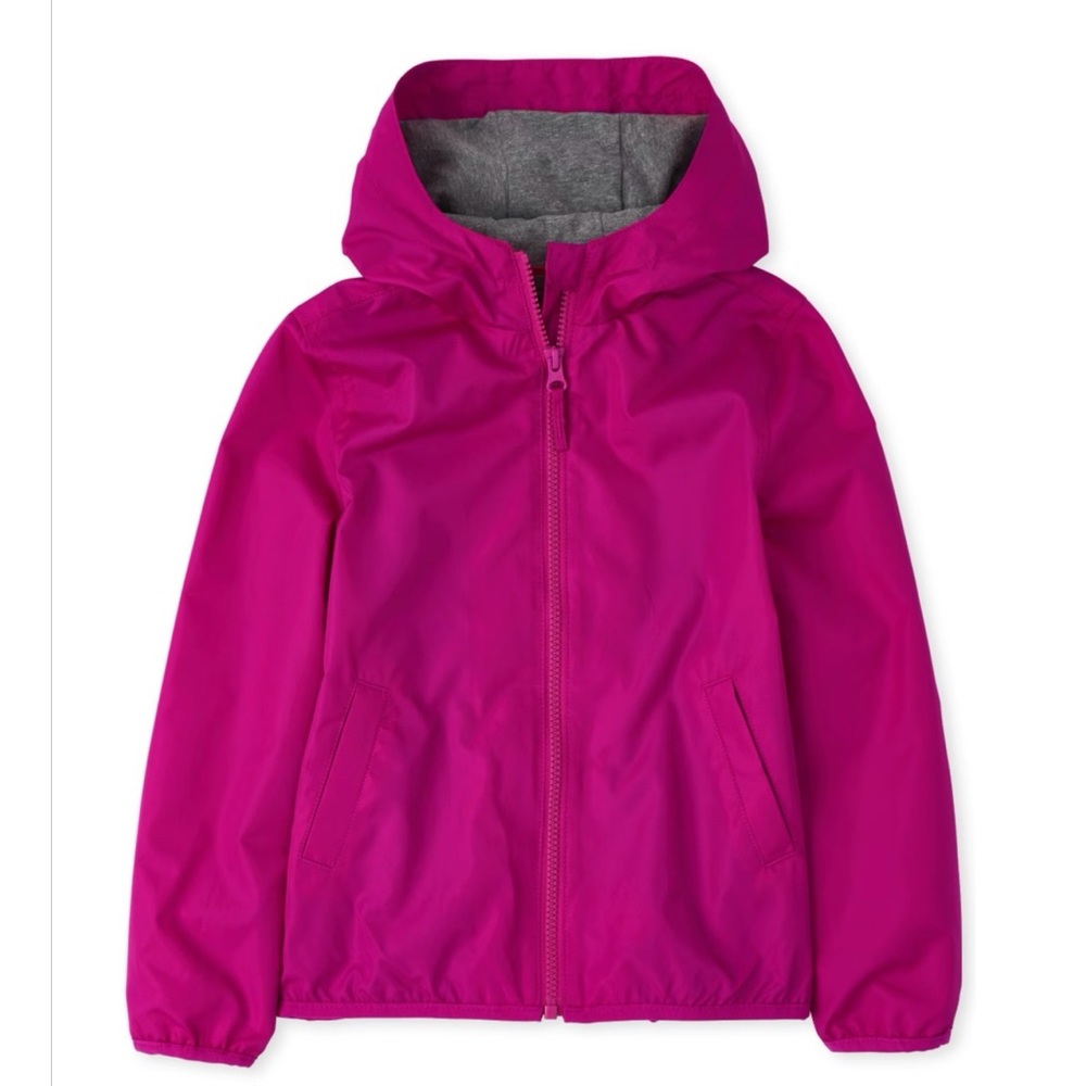 Girls’ Pink Uniform Windbreaker Jacket